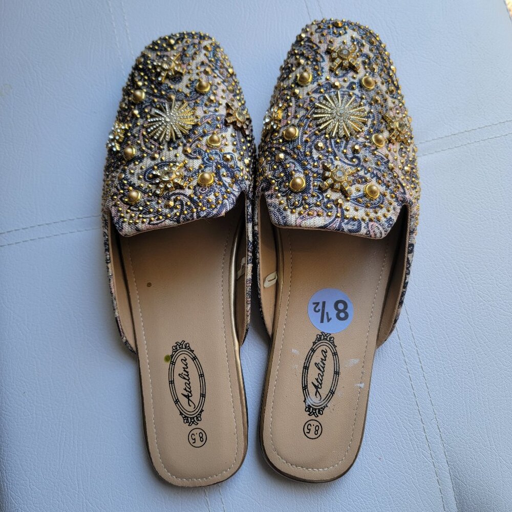 Oriental Flats with Embellishments